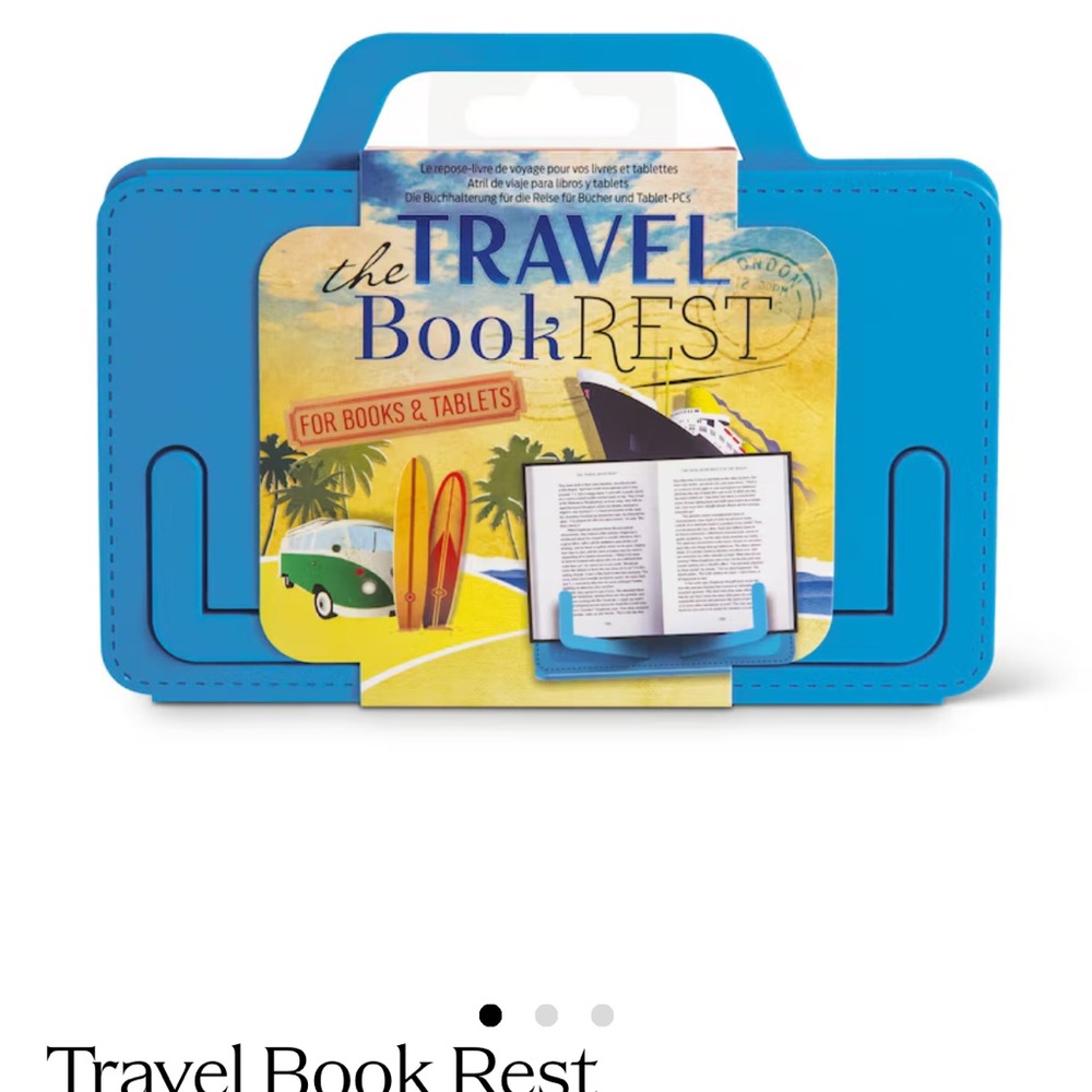 Indigo Blue Travel Book Rest
